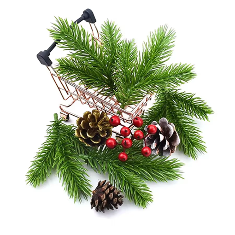 Plante artificielle pomme de pin Accueil Salon De Mariage Arbre De Noël Halloween En Plein Air Jardin Décor Mariée Couronne Accessoire Artistique