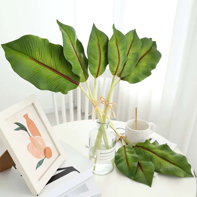 Feuilles de plantes artificielles PU