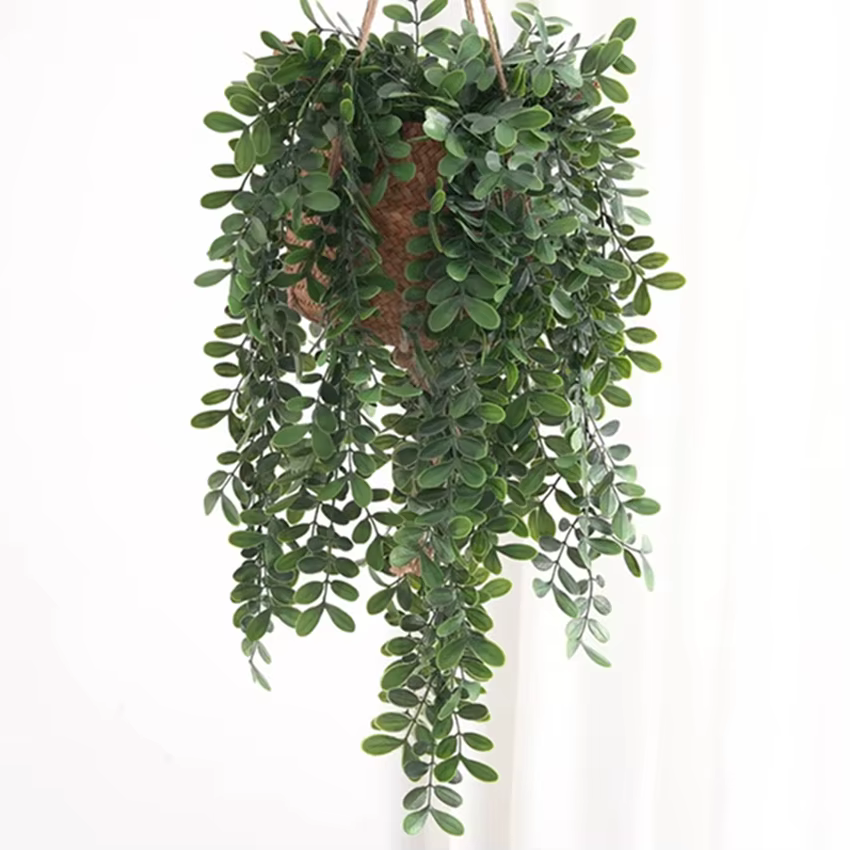 5Pcs Artificielle Ivy Plantes Feuille De Mariage En Plein Air De Noël Maison Chambre Décor UV Protection Balcon Jardin Arche Mur Tenture Couronnes