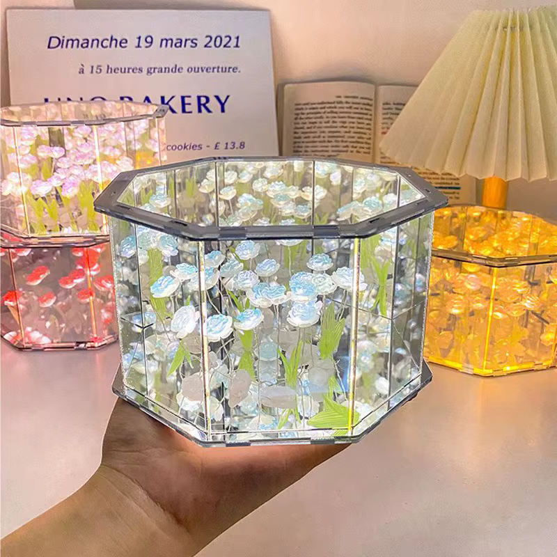 Bricolage 3D fleur mer LED