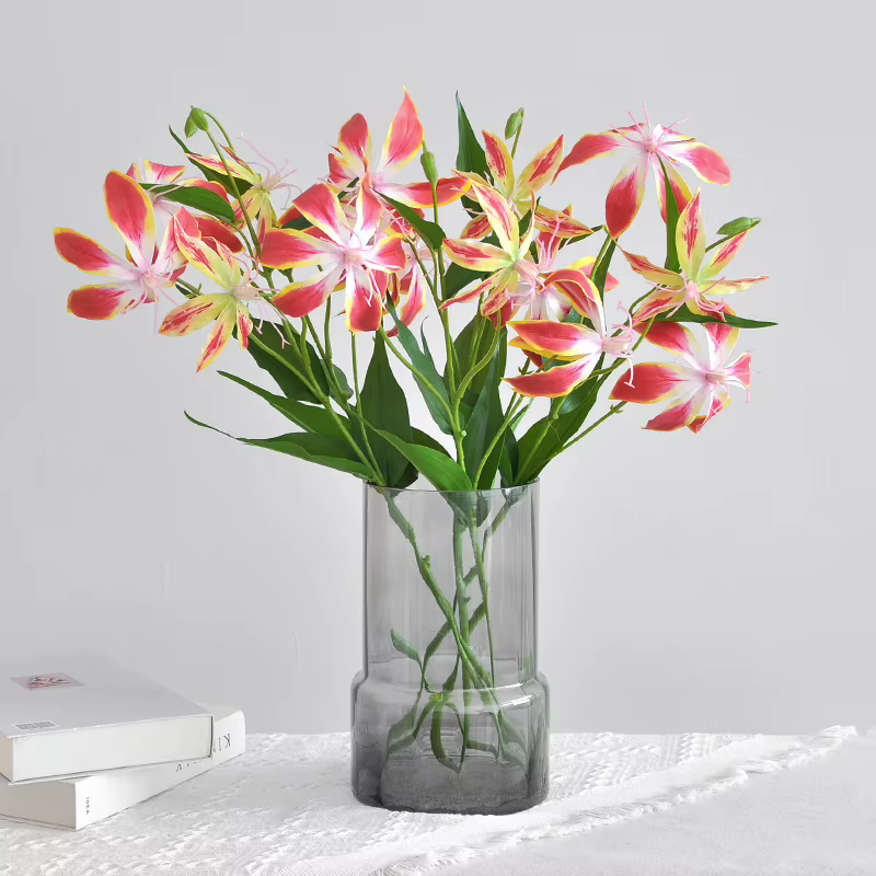 Fausse fleur de lys flammé imprimé en 3D