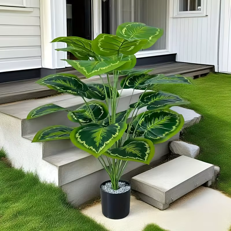 Plantes artificielles géantes à 24 feuilles