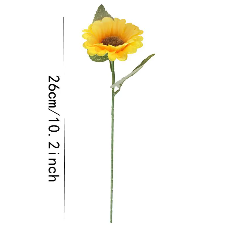 Bouquet de fleurs artificielles tournesol