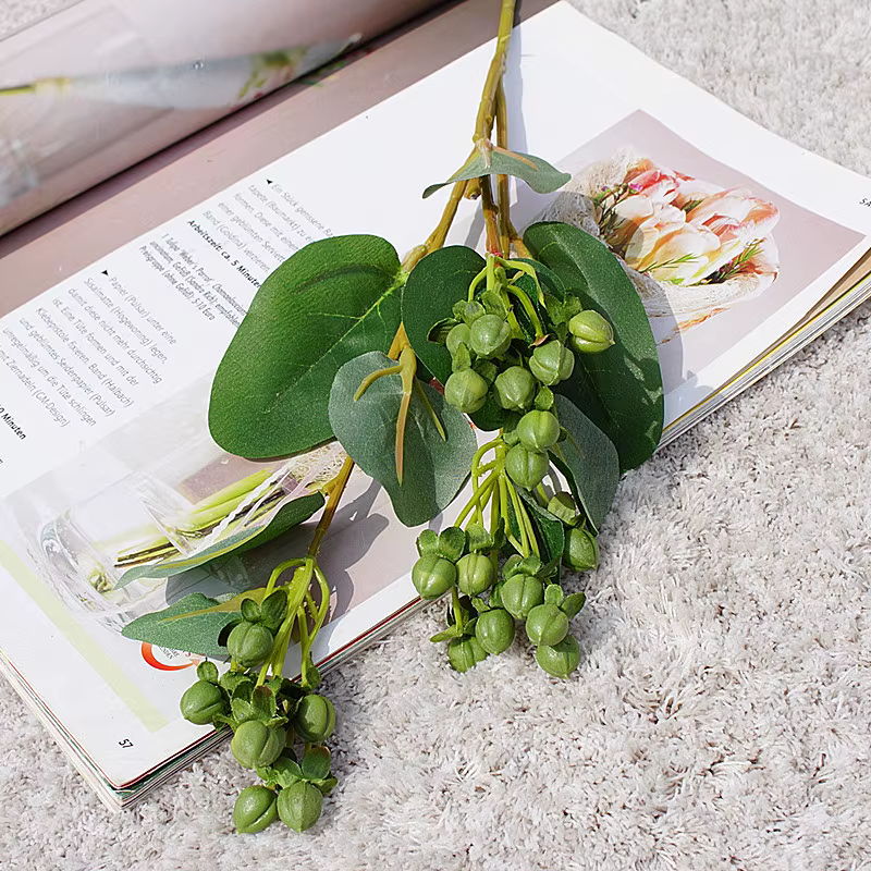 6pcHypericum fleur artificielle fausses plantes HomeDecor accessoires de photographie de mariage