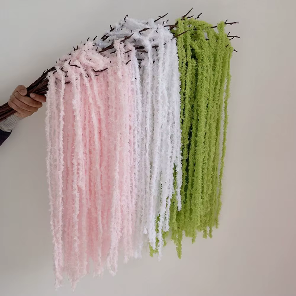Plante suspendue artificielle multicolore Amaranthus
