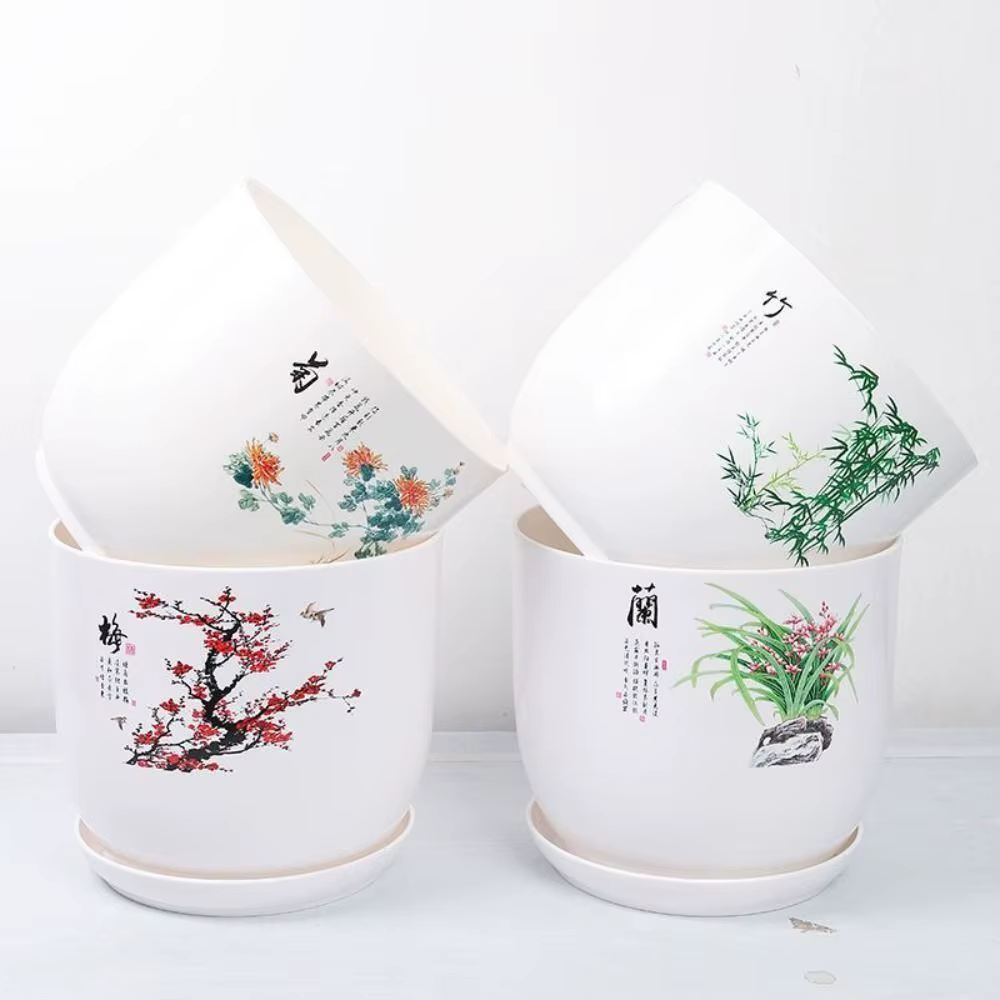 Pot de fleur en plastique extra large