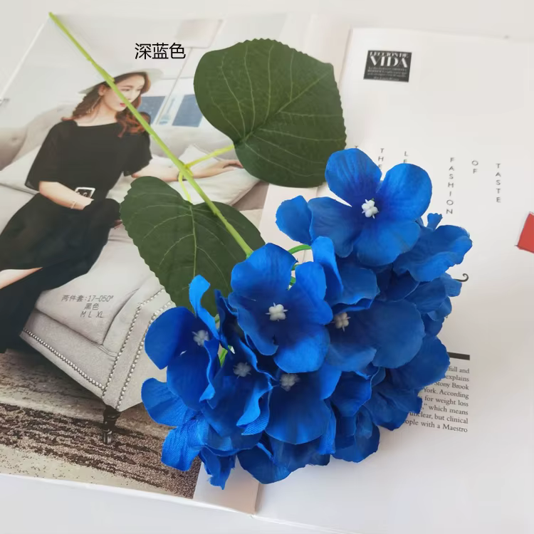 Roses artificielles série bleue