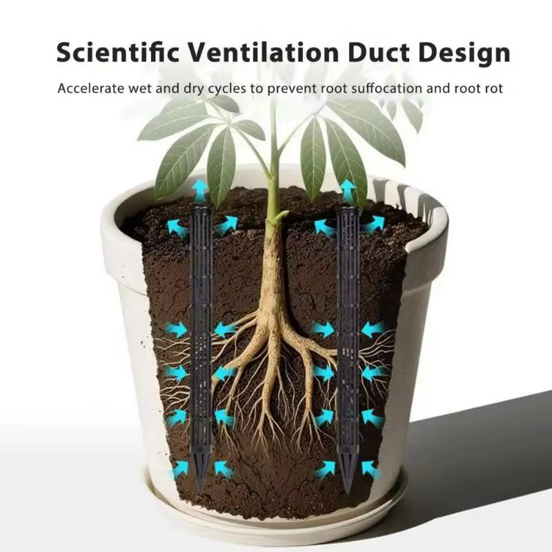 Nouveaux tubes d'aération pour plantes