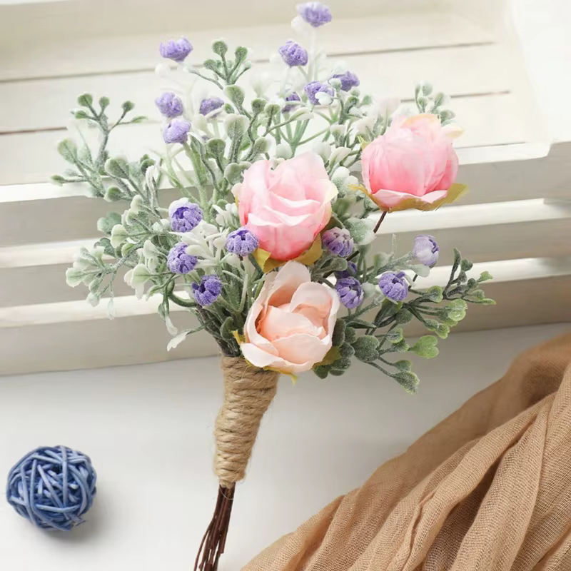 Lot de 6 Branches de Lavande Artificielles de 17 cm – Faux Plantes pour Décoration Intérieure