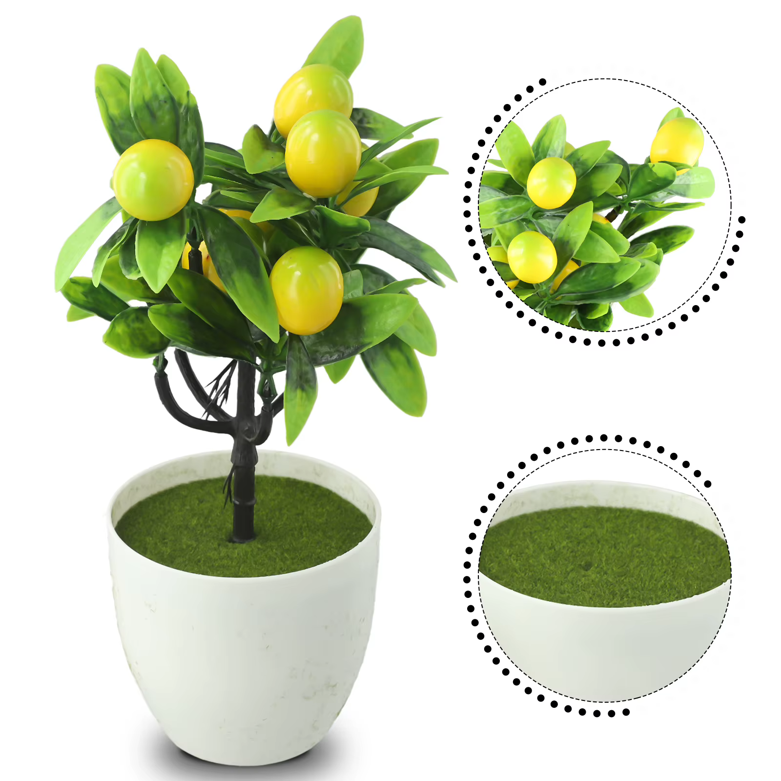 Plante artificielle en pot