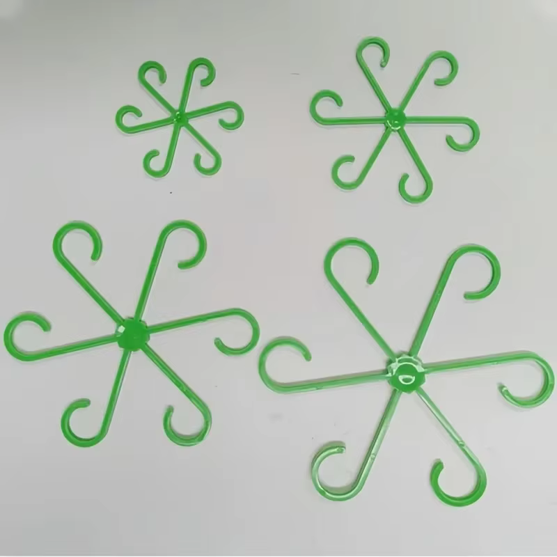 4 clips de support pour plantes en plastique