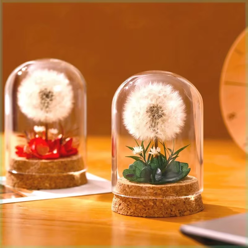 Bouquet de pissenlit séché pour décoration de bureau