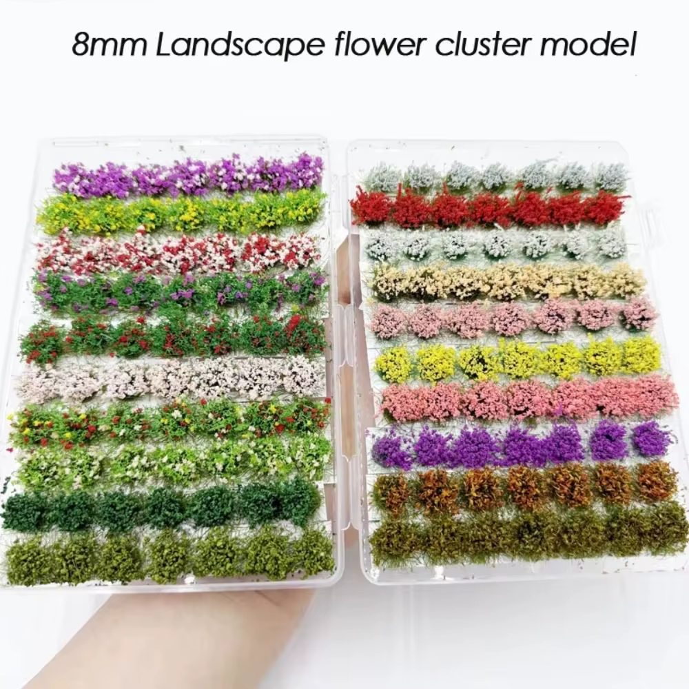 Cluster de fleurs miniatures