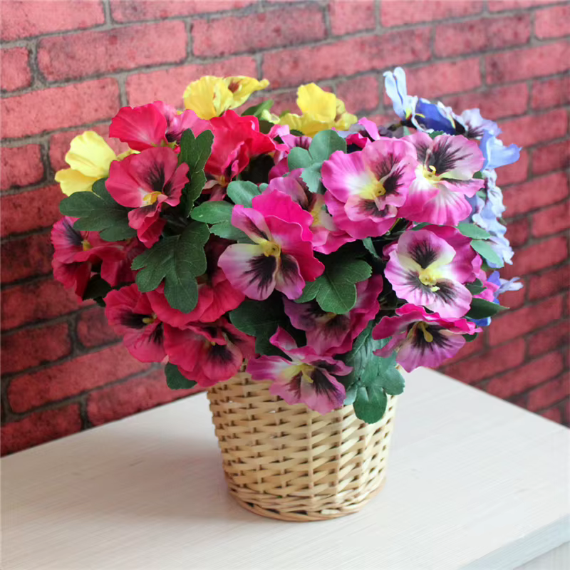 1 pièce de fleurs artificielles en soie