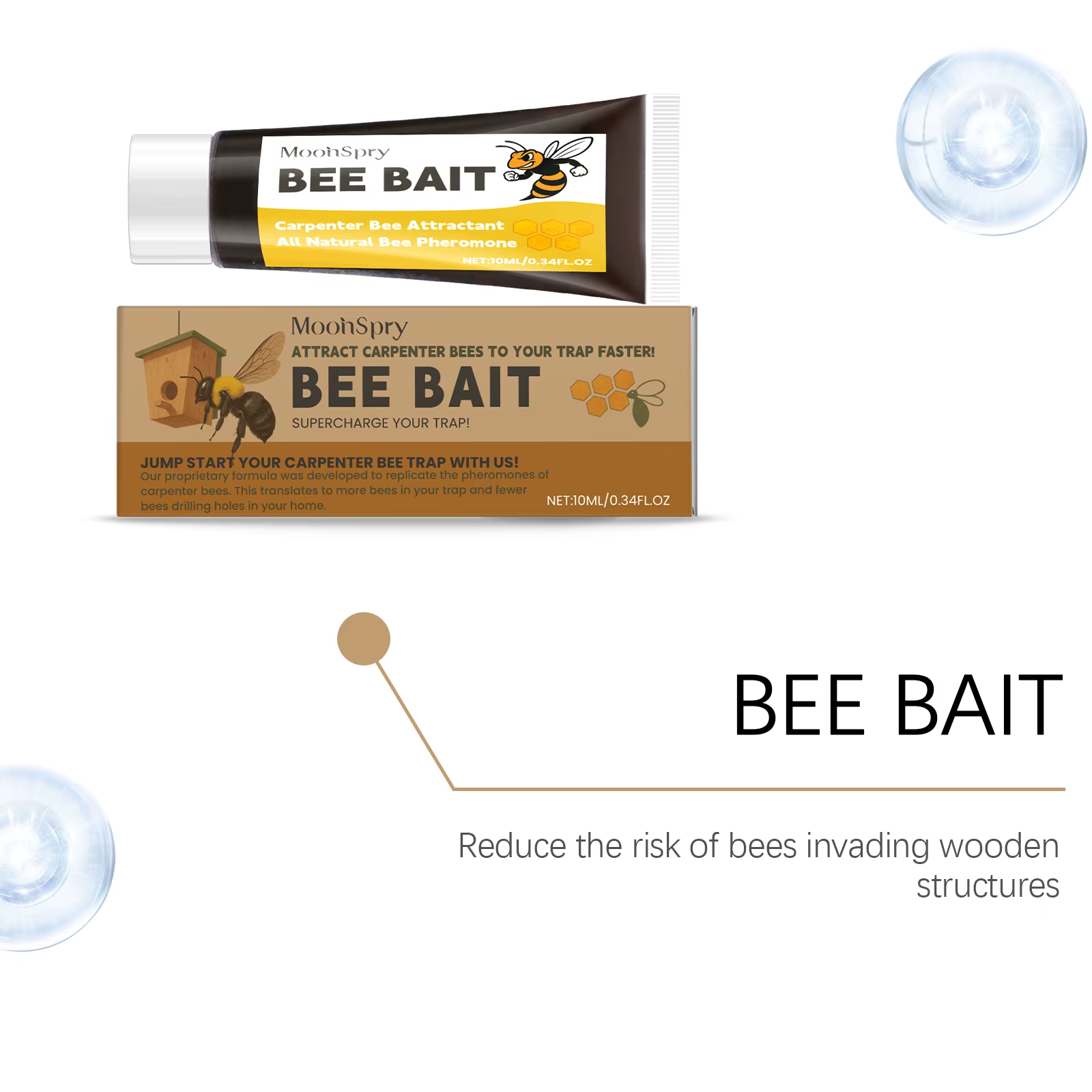 Baume attractif pour abeilles 10 ml