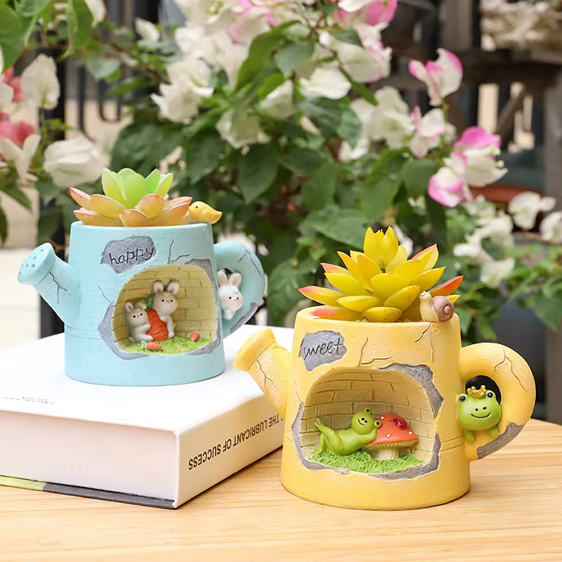 Arrosoir décoratif pour plantes succulentes