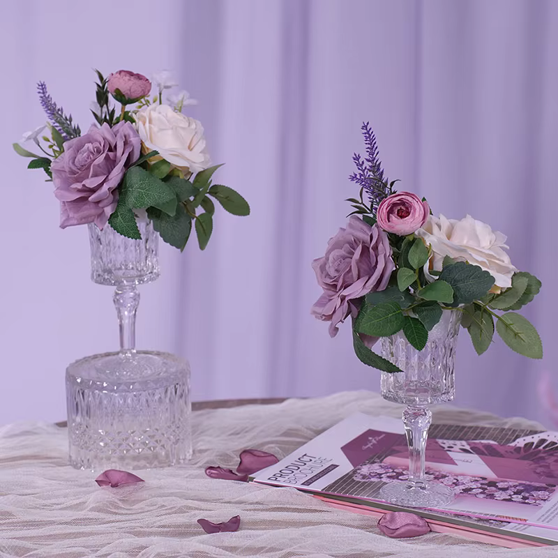 Bouquet de fleurs série violette H865304