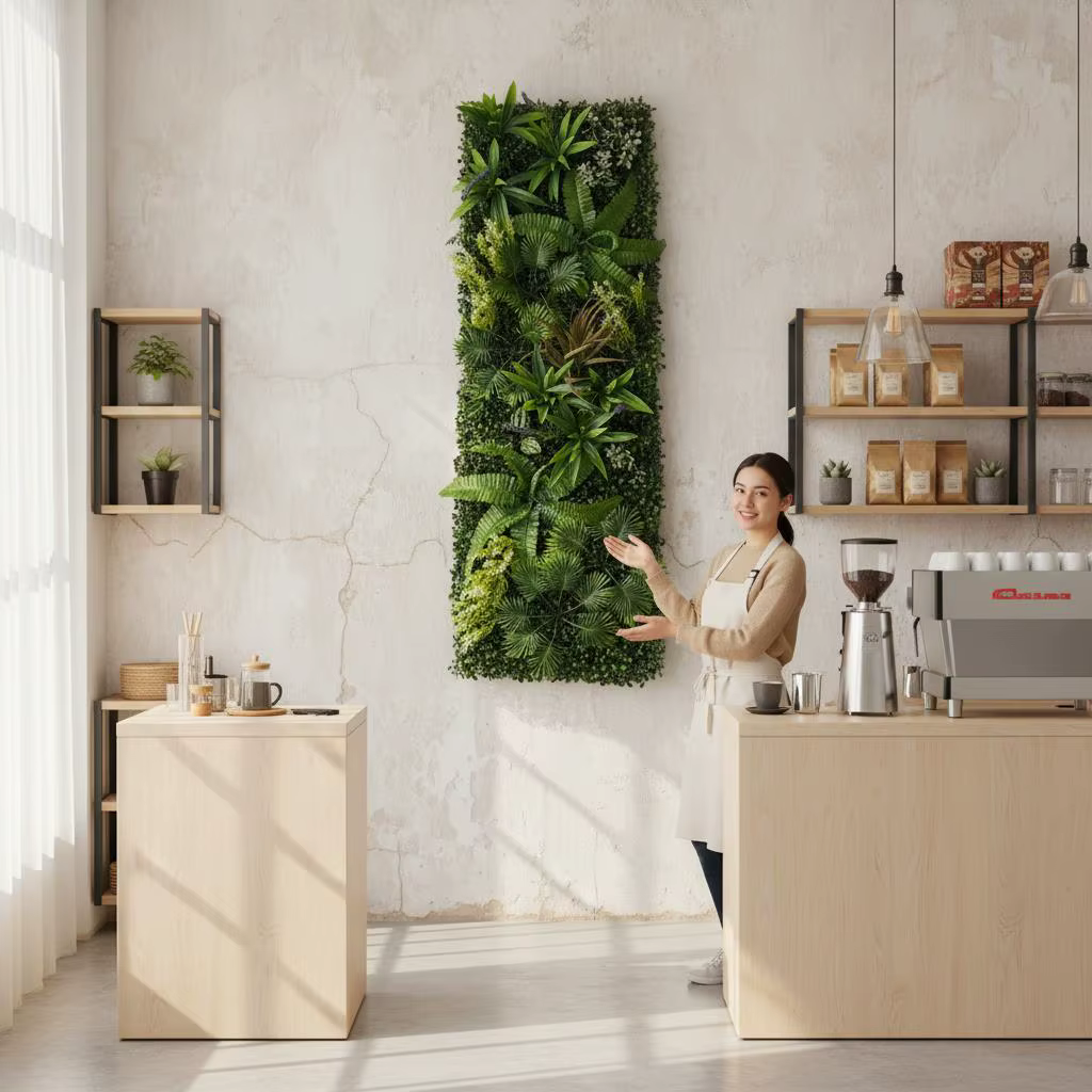 Mur végétal artificiel 40x120cm