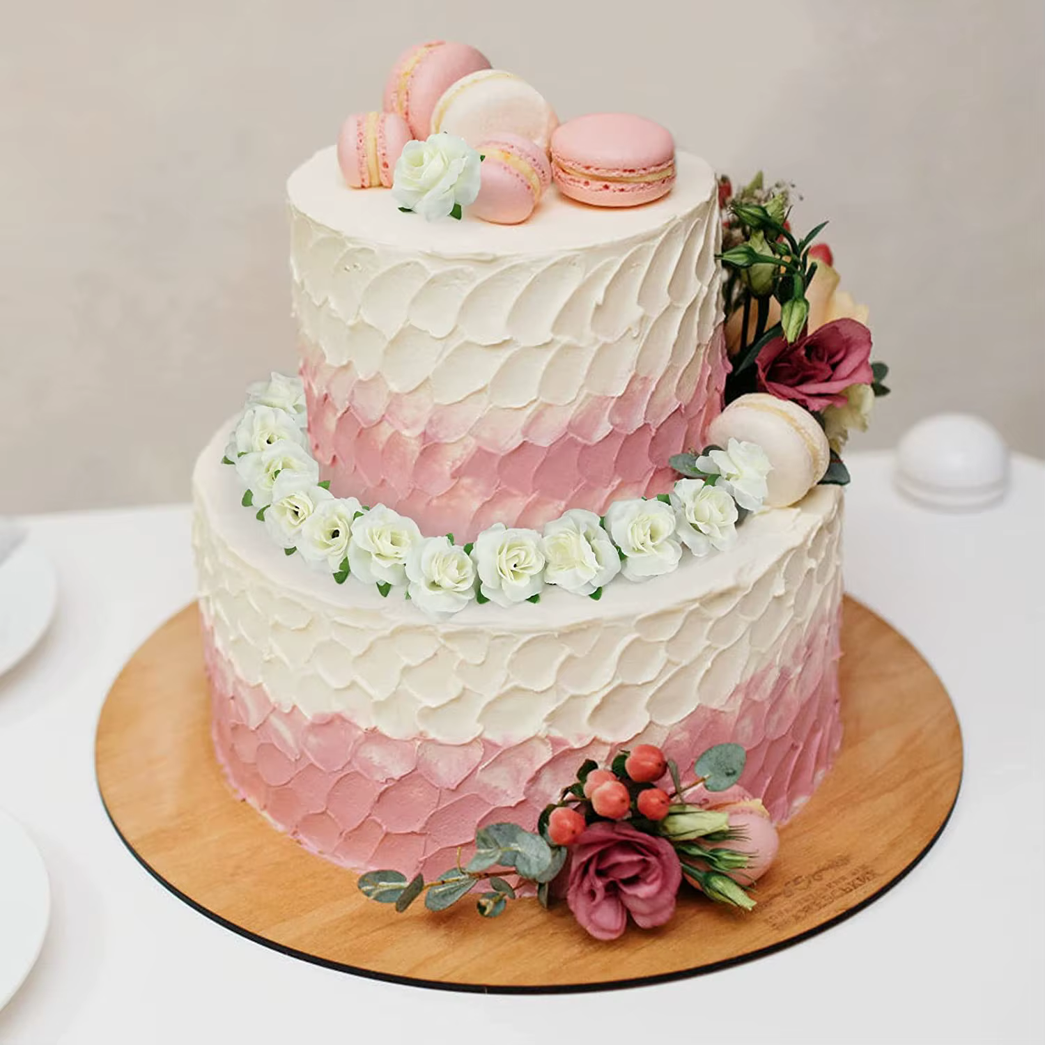 50/100pcs soie fleurs artificielles crème Rose valentine couronne de mariage maison chambre jardin Decora mariée Bouquet Scrapbook bricolage cadeaux