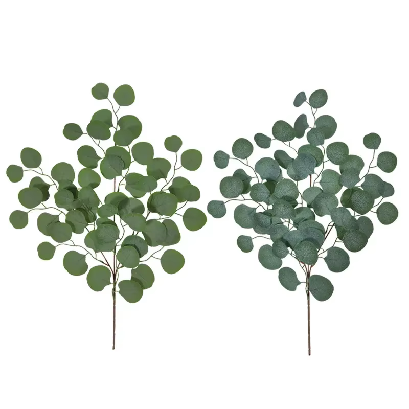 Aloès vert 6 pièces plante de Simulation de mariage feuille d'eucalyptus en soie fausse fleur plantes vertes