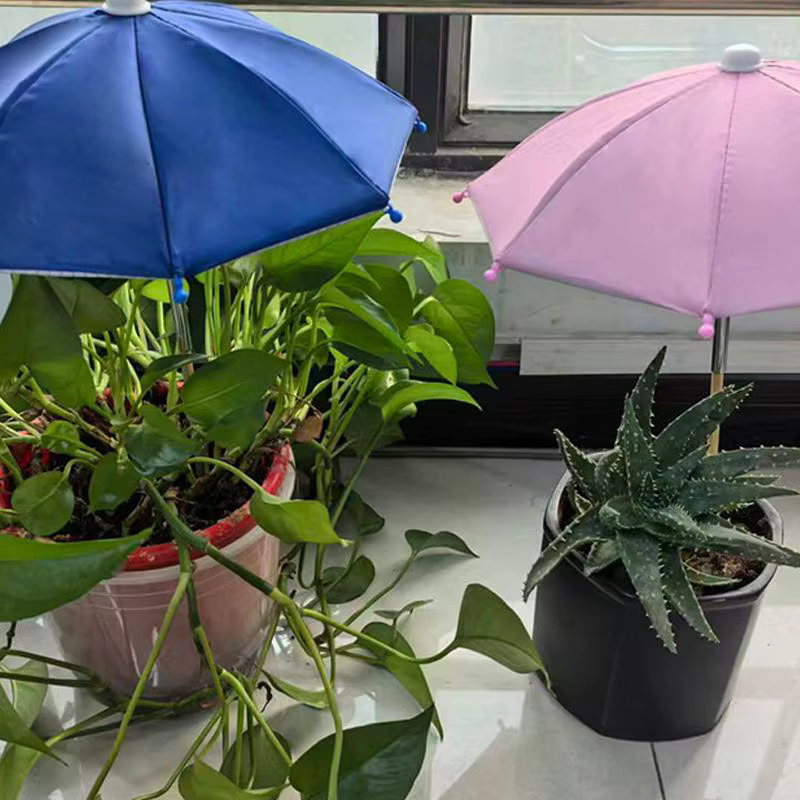 Parasols de jardin ronds réglables en hauteur