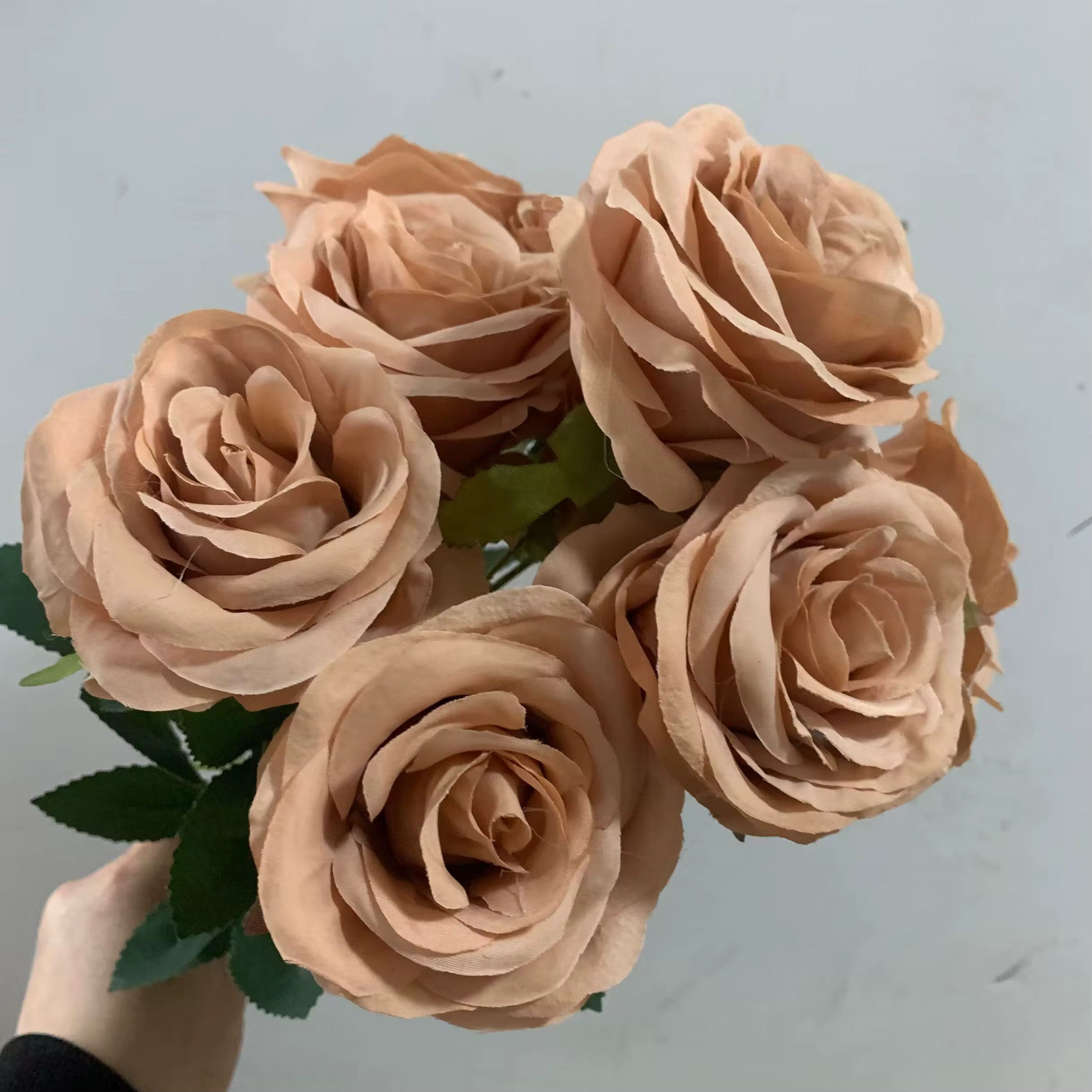 Bouquet de Roses artificielles à 9 têtes