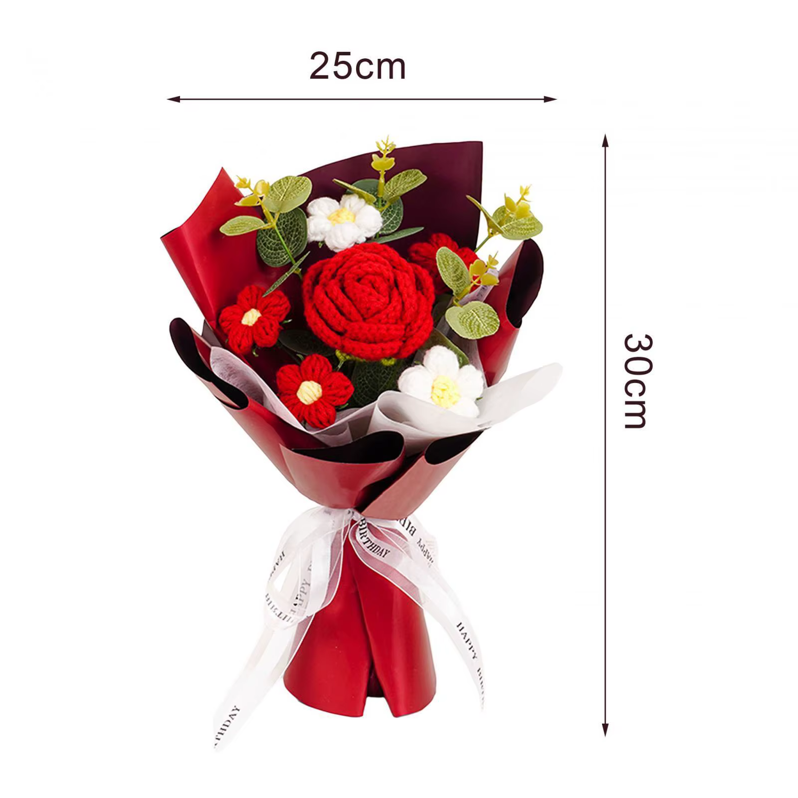 Bouquet de Fleurs Artificielles au Crochet