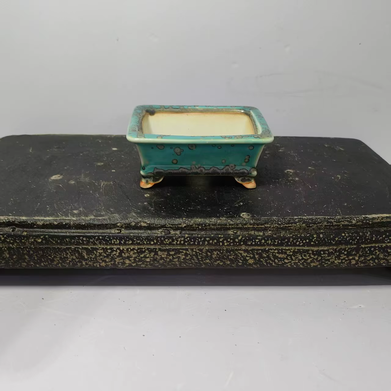 Mini bonsaï émaillé de haute qualité avec forme rectangulaire