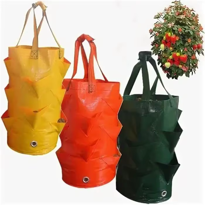 Sac de culture suspendu pour fraises et herbes