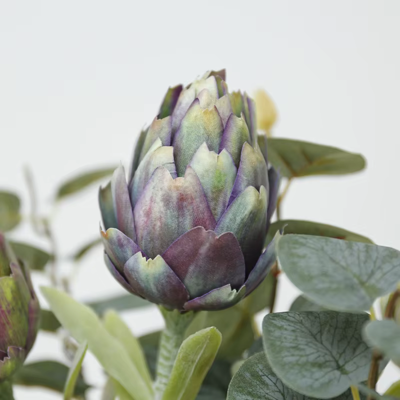 Artichauts Artificiels Fruits et Plantes Vertes