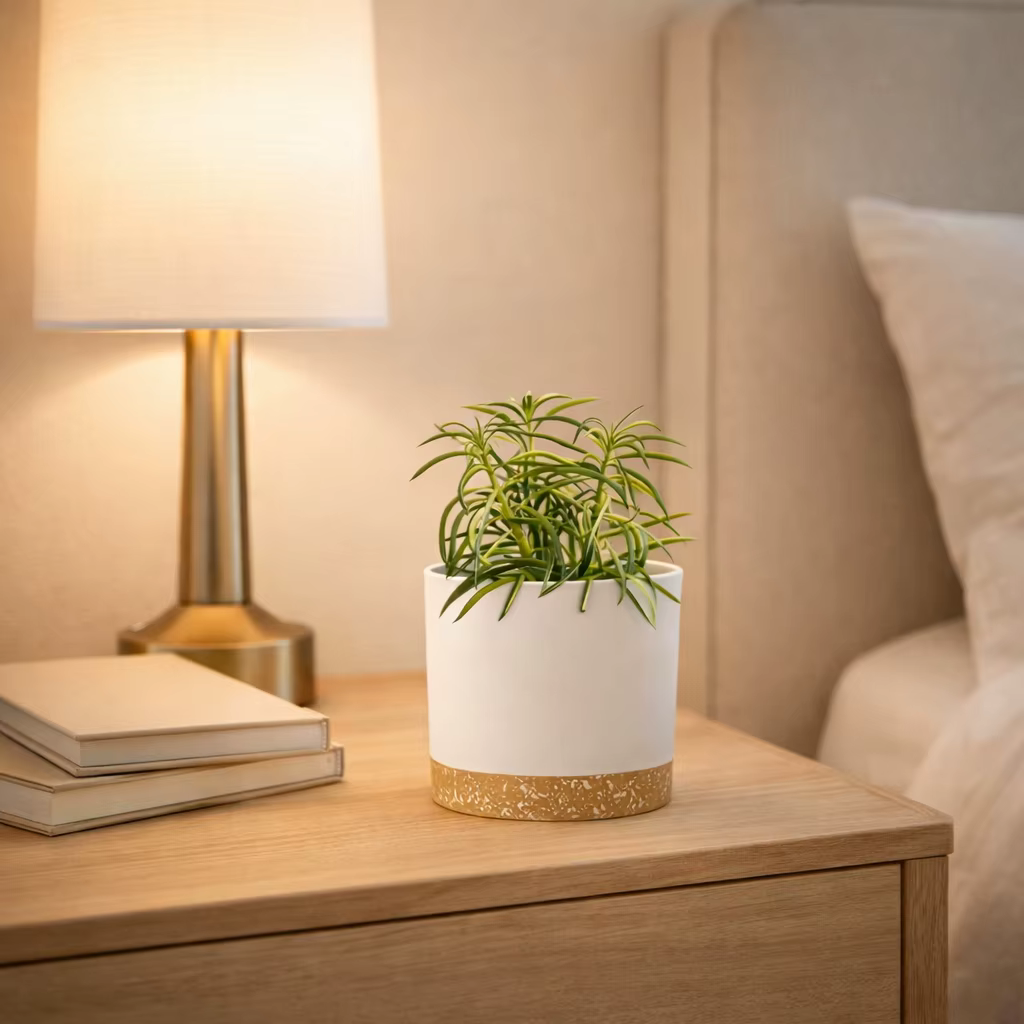 Lot de 2 pots de fleurs ronds de 6