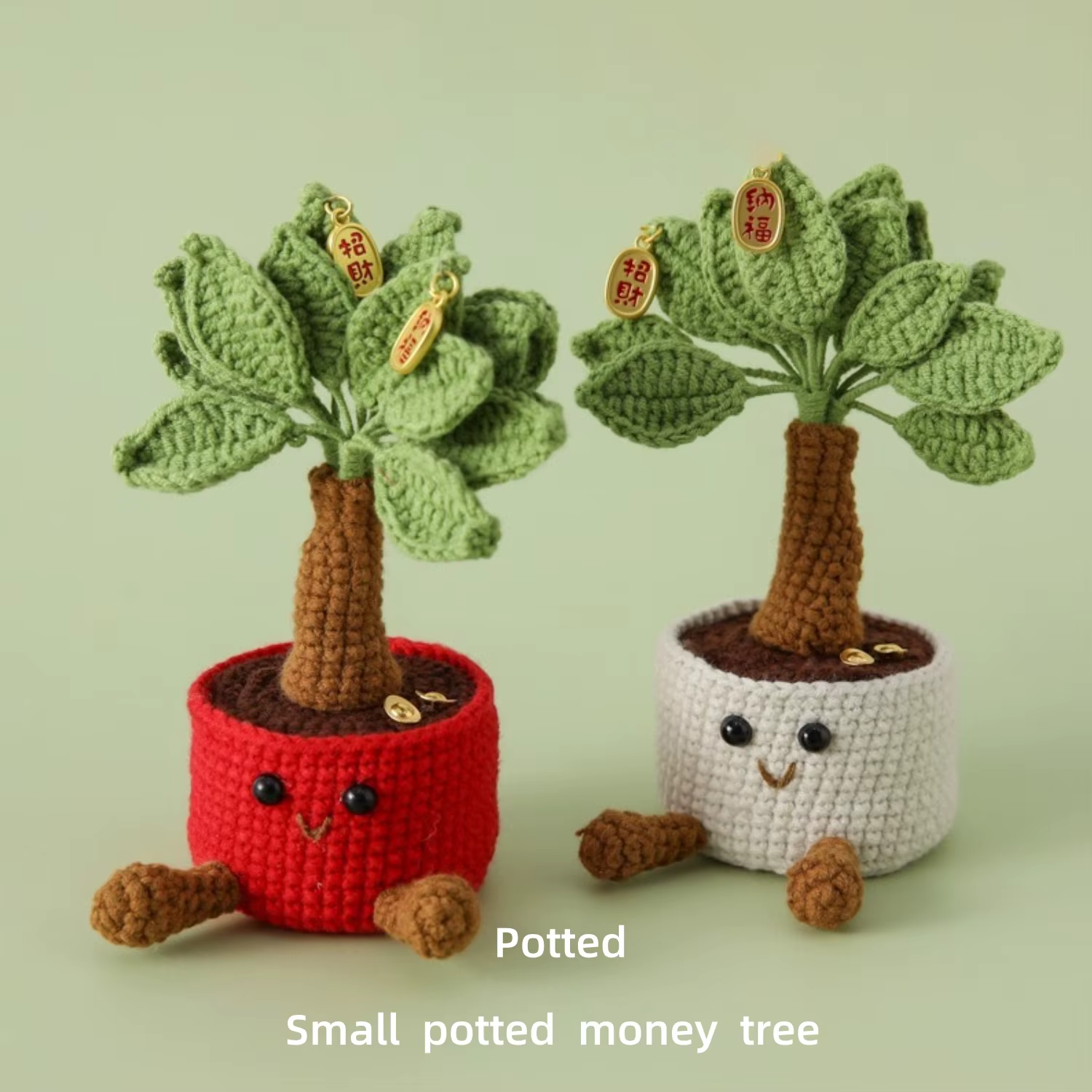 Plantes au crochet créatives en Pot