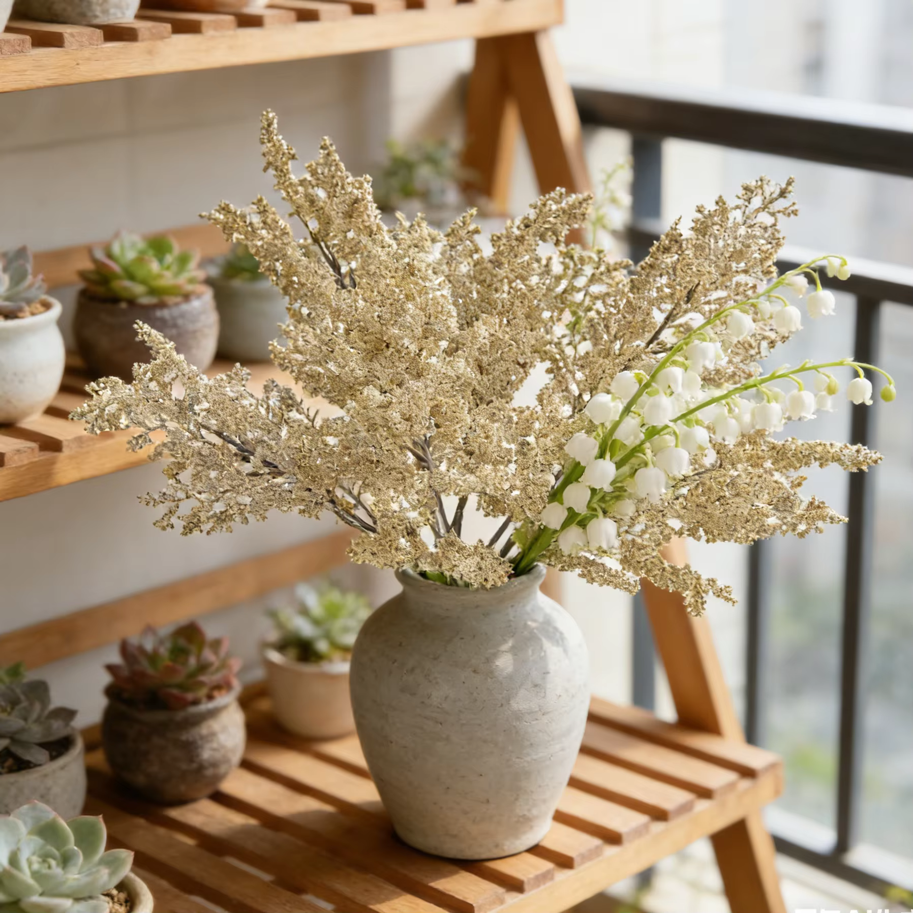Plantes artificielles en soie