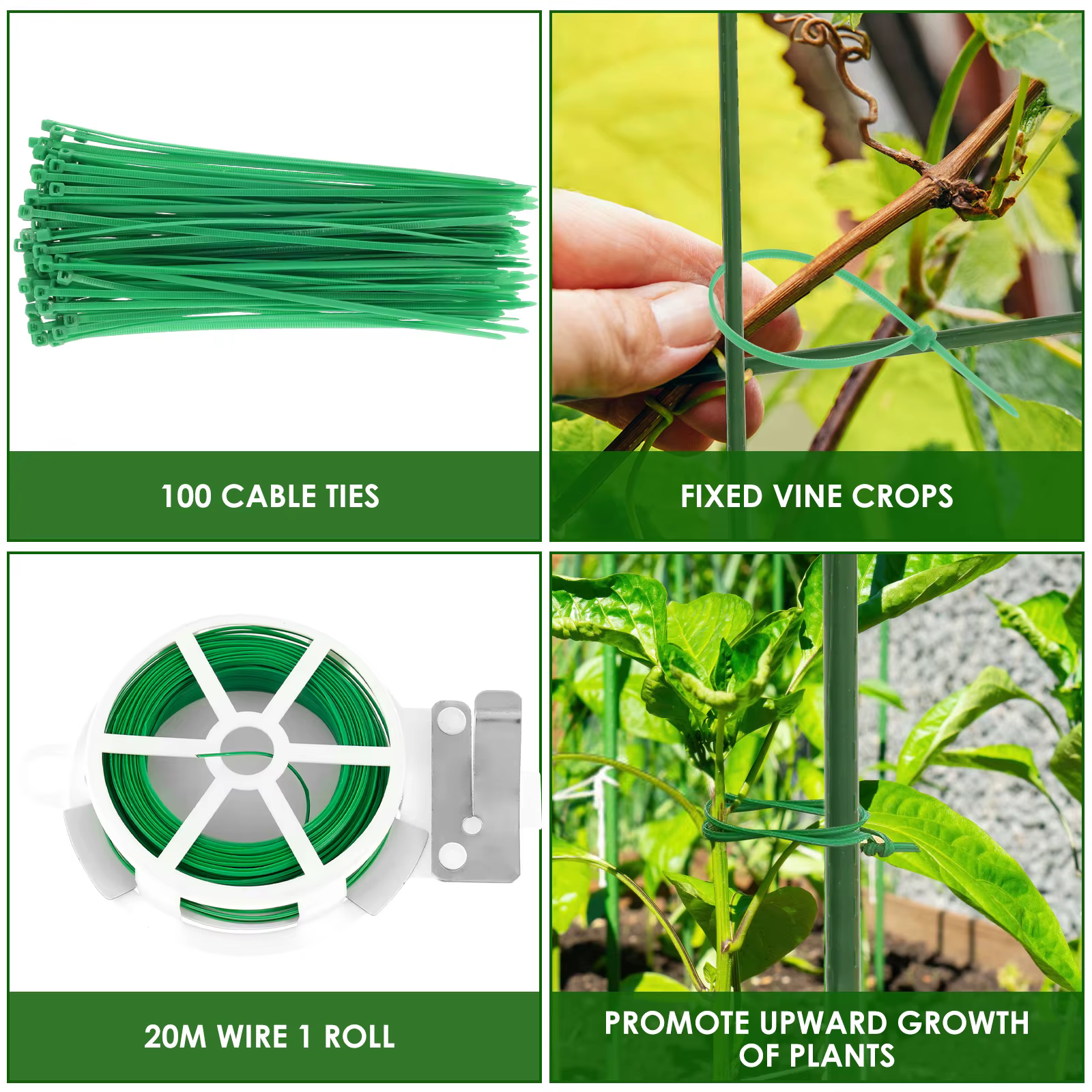 Treillis de concombre en forme de U pour jardin