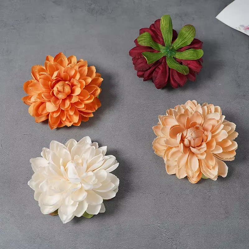 InjFlower-Têtes de fleurs artificielles pour le bricolage