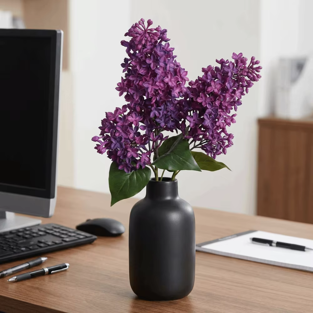 Branche de lilas artificielle réaliste