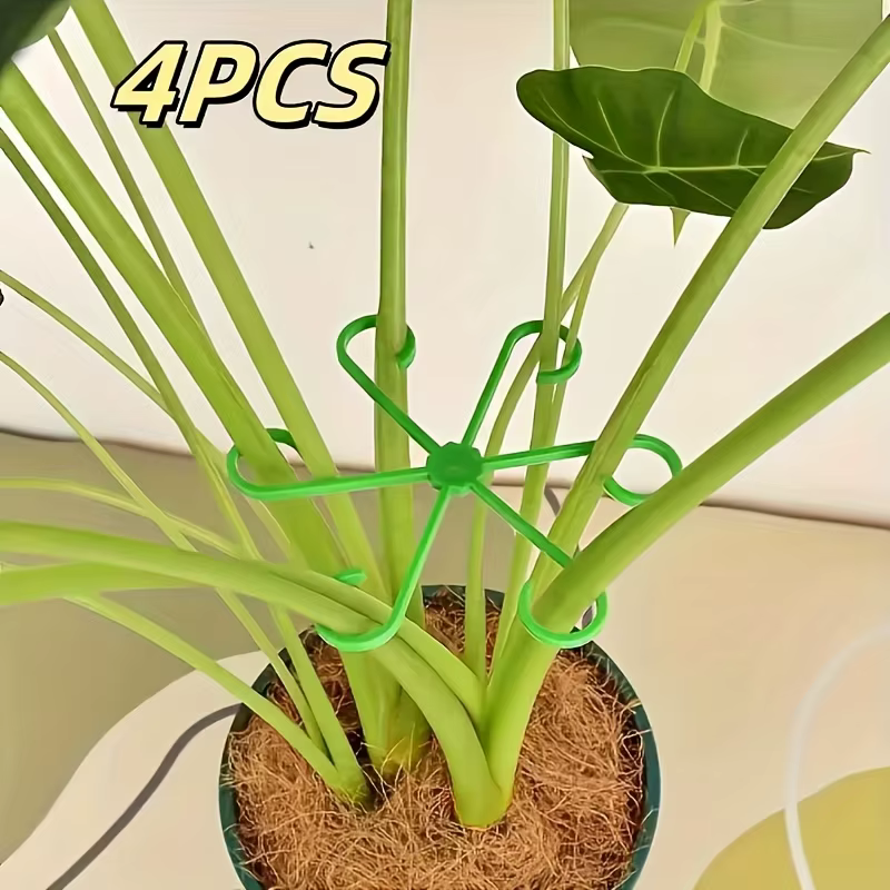 Ensemble de 4 clips de support de tige de plante