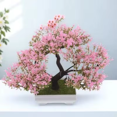 Bonsaï artificiel, fleurs de cerisier