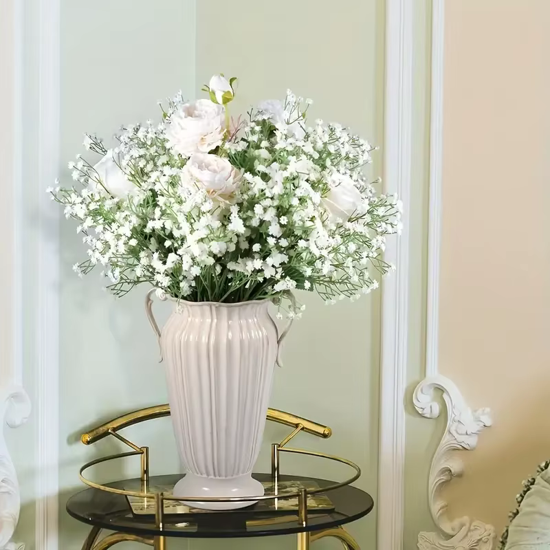 Fleurs artificielles d'haleine de bébé au toucher réel