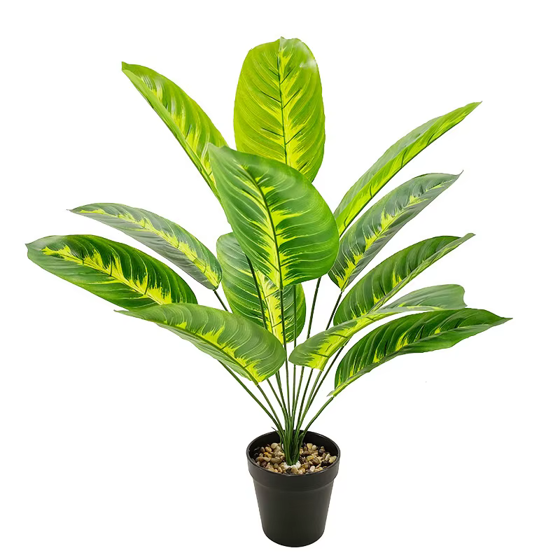 Plantes artificielles en pot simulées de palmier de 65cm