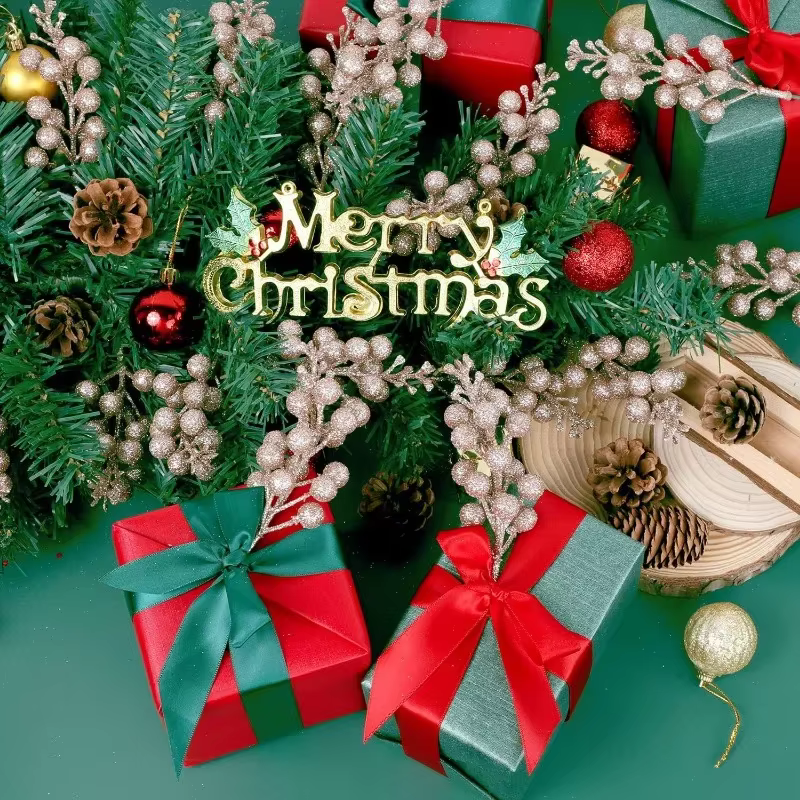 Branche de Baies Artificielles de Noël