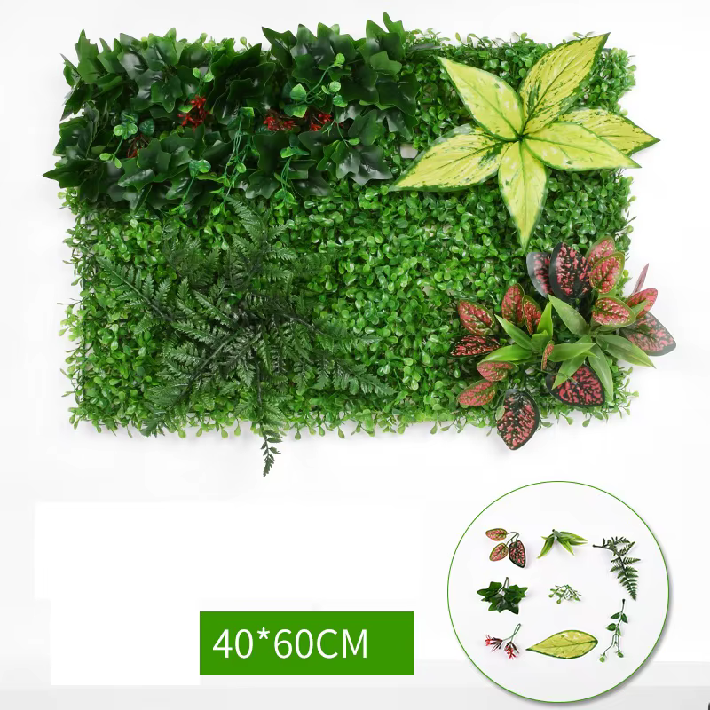 40*60 cm pivoine artificielle plantes de forêt murs auditorium décoratif Simulation plante verte mur bricolage jardin balcon décoration