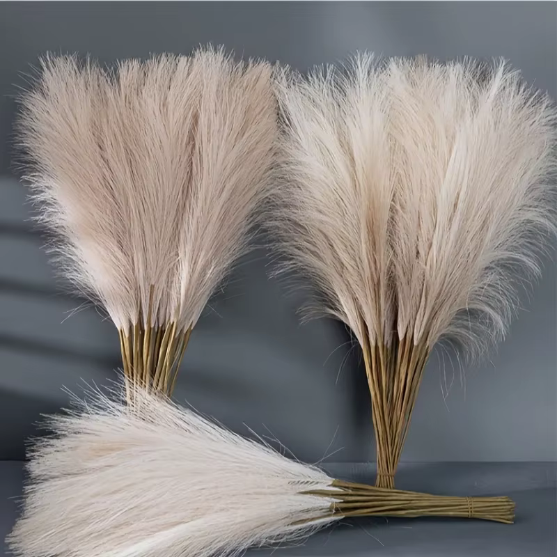 Grand décor de faux pampas enge pour vase de sol