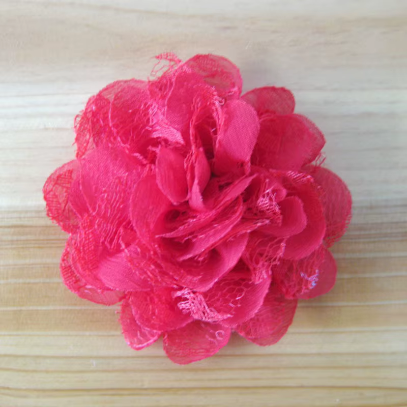 Fleurs artificielles en mousseline de soie