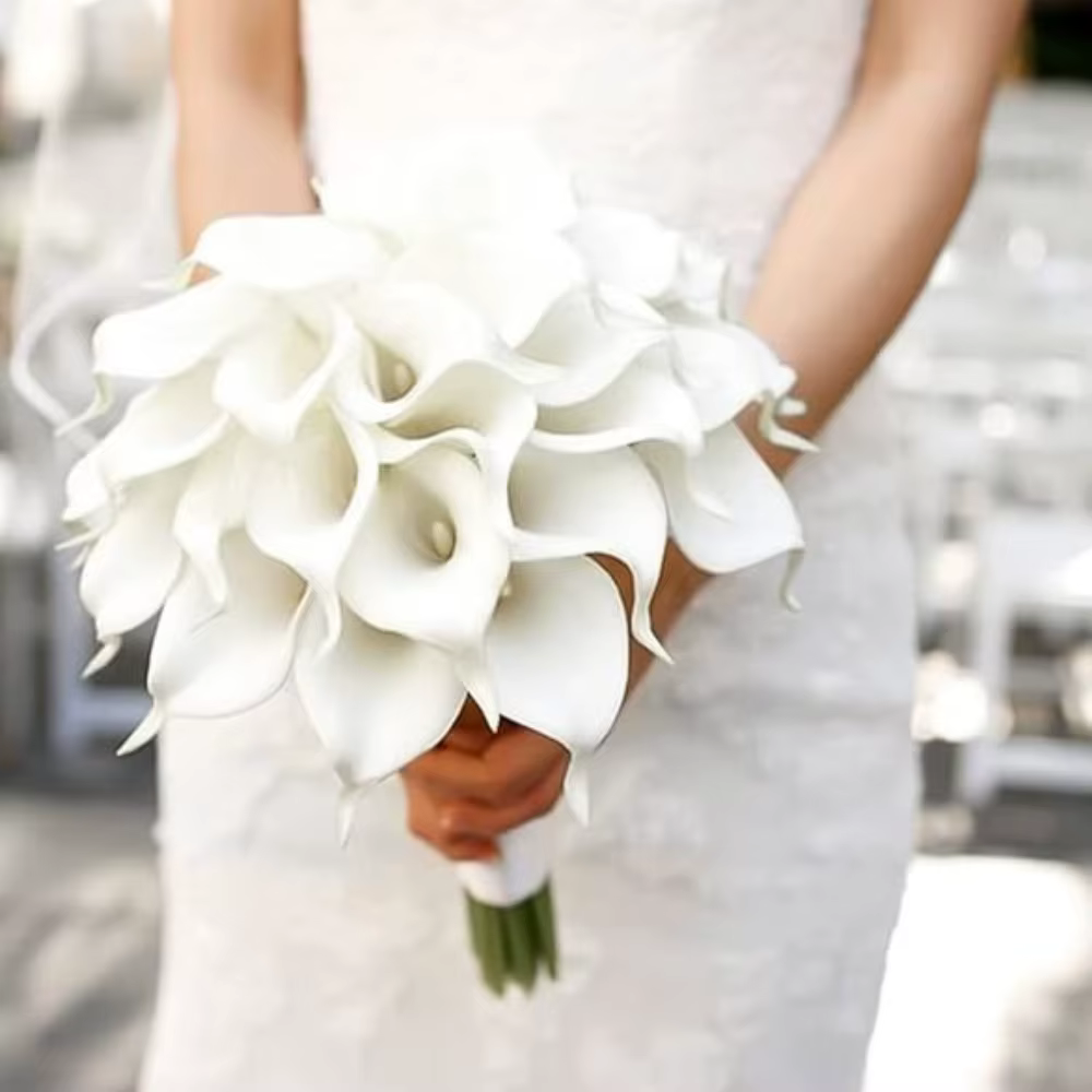 Fleurs artificielles de lys Calla