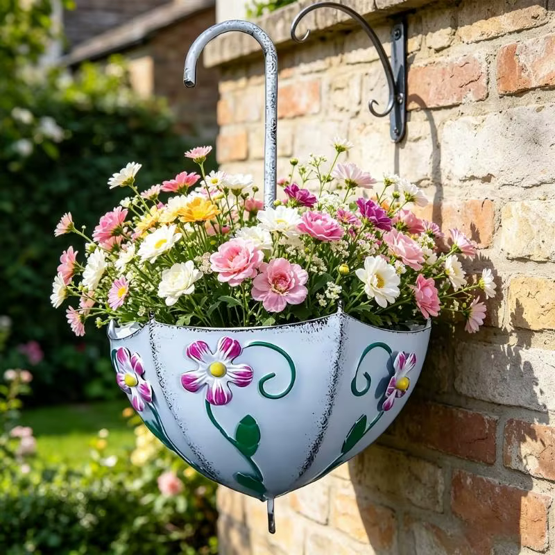 Panier fleurs élégant Styles européens