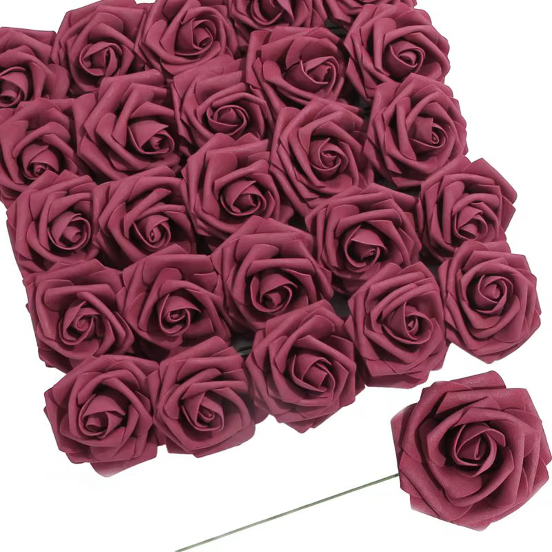 Roses Artificielles en Mousse PE