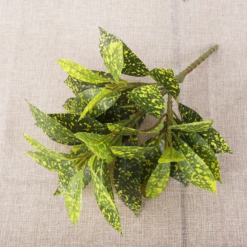 Plantes vertes en bois artificielles changeantes de documents