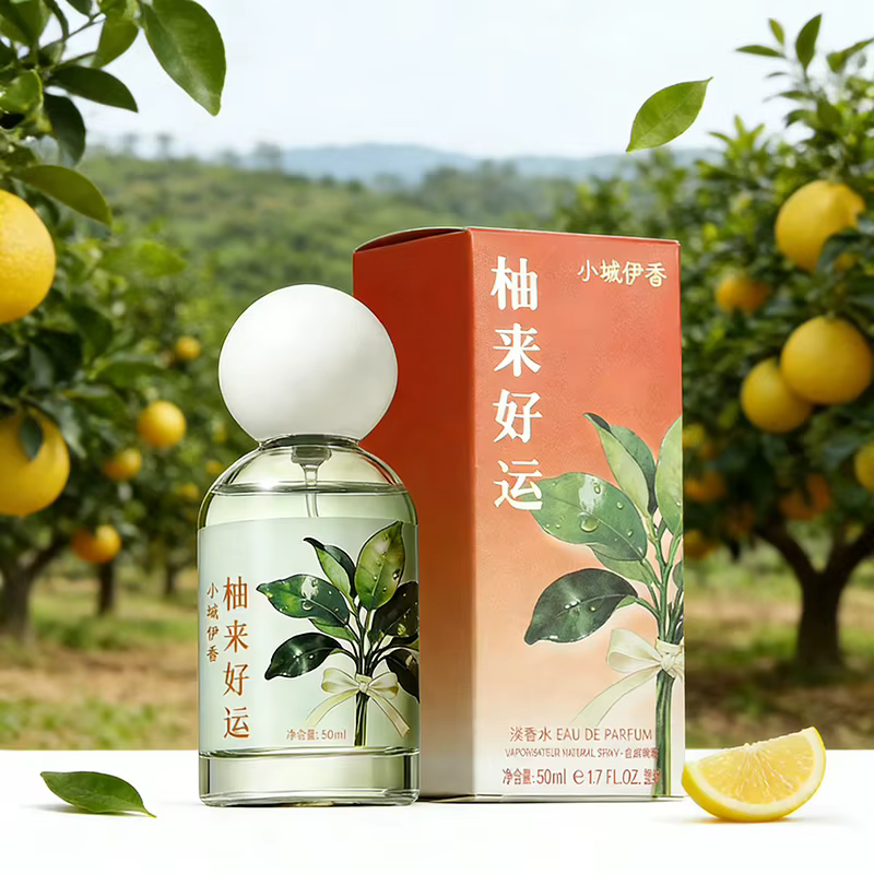 Parfum aux notes de pomelo et agrumes, brume parfumée fraîche et nette pour femme, fragrance fruitée Fougère, senteur Pamplemousse/Fleur d'Oranger/Rose/Menthe/Miel
