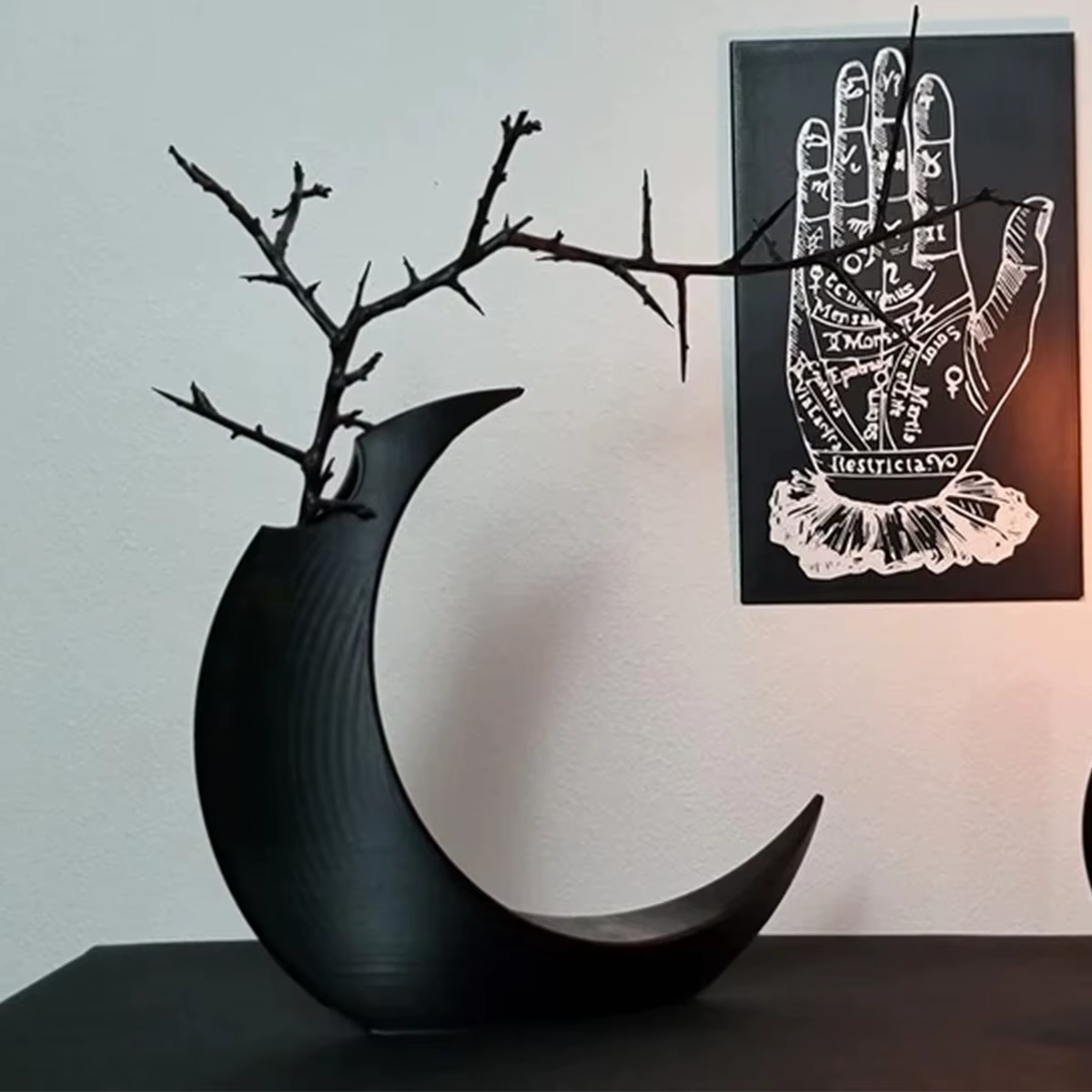 Vase de lune gothique imprimé en 3D